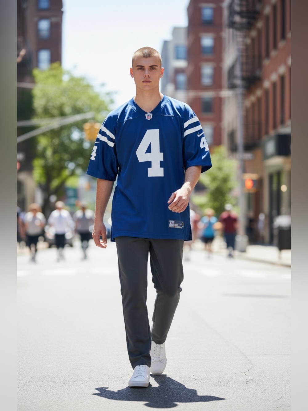 Reebok NFL Indianapolis Colts Adam Vinatieri number 4 jersey